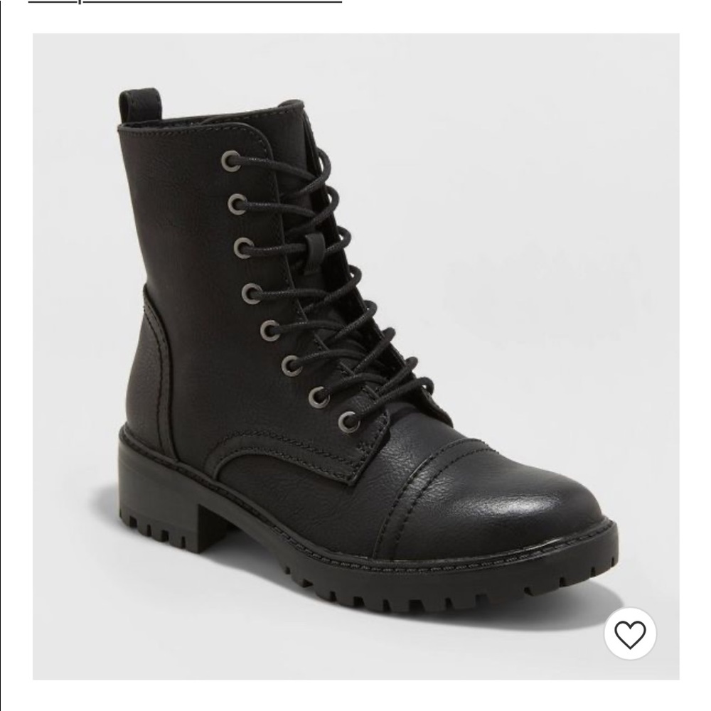 Target Kamryn Faux Leather Combat Boots